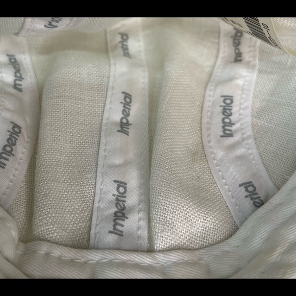 Princeville Hat, linen 7 panel. New with tags embroidered logo on left side - Picture 7 of 7